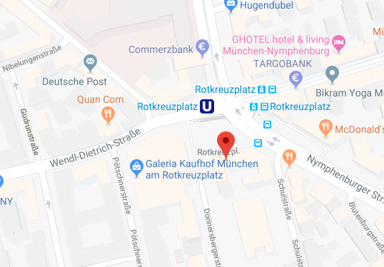 Treffpunkt: Rotkreuzplatz, beim Haupteingang vom Kaufhof